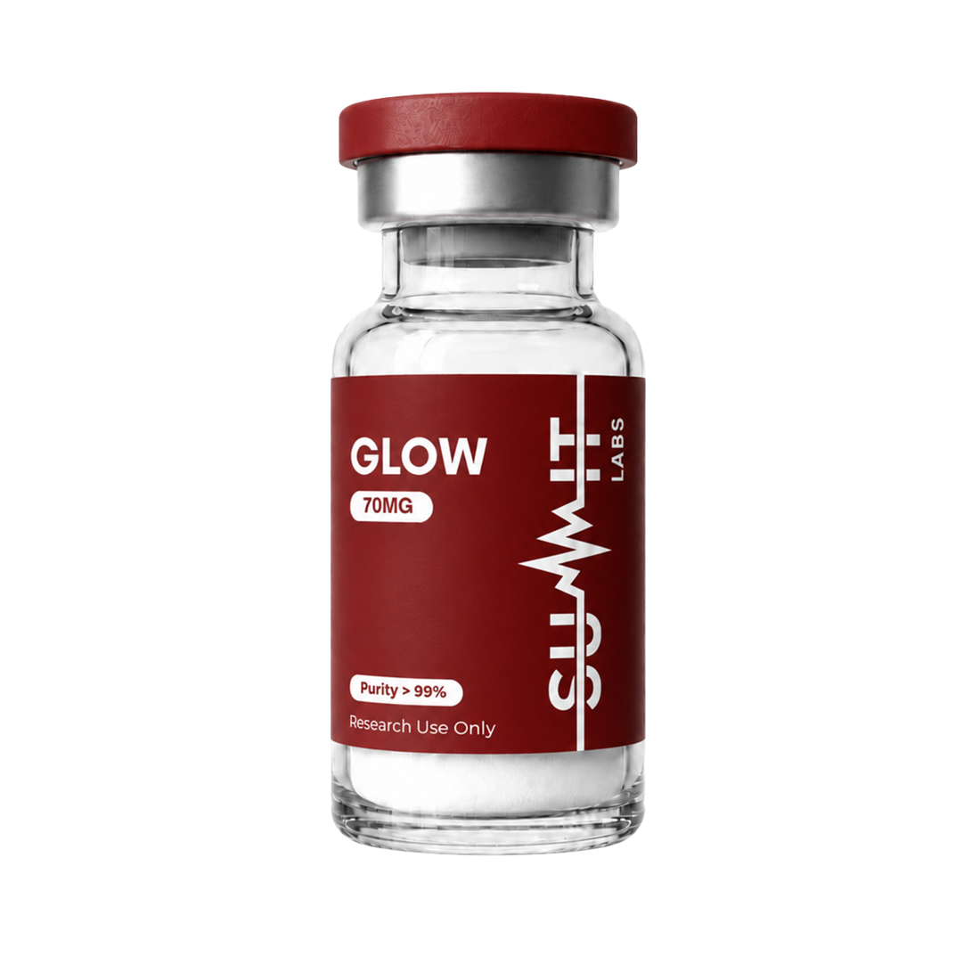 Summit Labs GLOW research vial, 70mg
